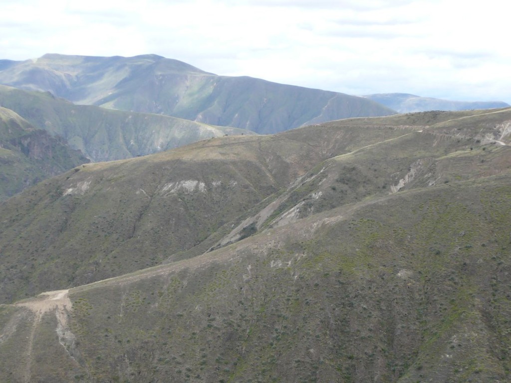 Down into the valley of Río Chota